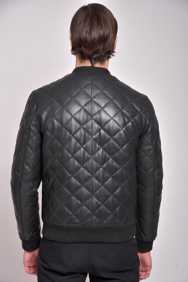 ARIZONA SHEEP BLACK - AUTHENTIC MENS BLACK LEATHER JACKET