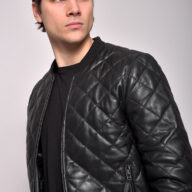 ARIZONA SHEEP BLACK - AUTHENTIC MENS BLACK LEATHER JACKET