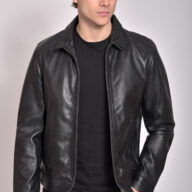 HOLLAND SHEEP BLACK - AUTHENTIC MENS LEATHER JACKET