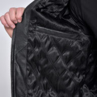 HOLLAND SHEEP BLACK - AUTHENTIC MENS LEATHER JACKET