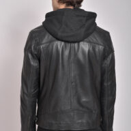 KAPPA SHEEP BLACK - AUTHENTIC MENS BLACK LEATHER JACKET