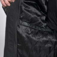 KAPPA SHEEP BLACK - AUTHENTIC MENS BLACK LEATHER JACKET