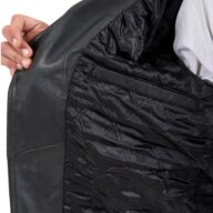 BRANDO SHEEP BLACK - AUTHENTIC MENS BLACK LEATHER JACKET