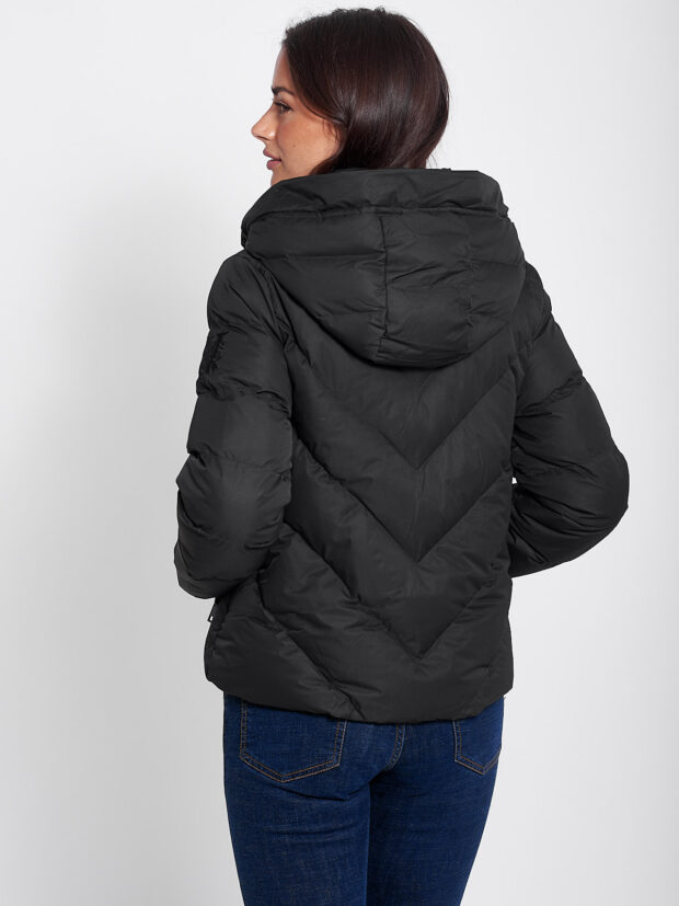 CASSIA BLACK WOMEN'S PUFFER JACKET