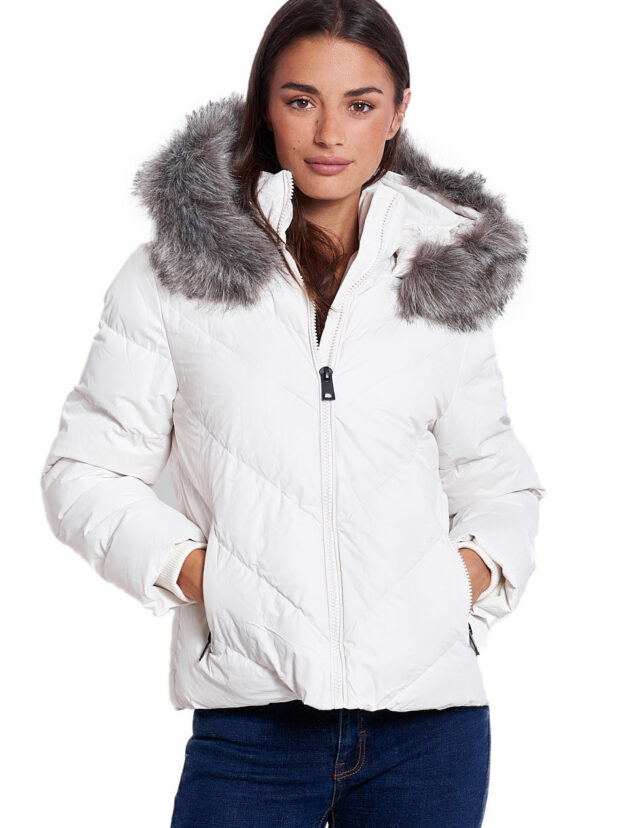 CASSIA WHITE WOMEN'S PUFFER JACKET