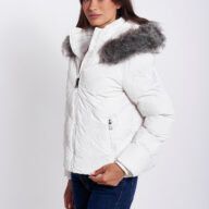 CASSIA WHITE WOMEN'S PUFFER JACKET