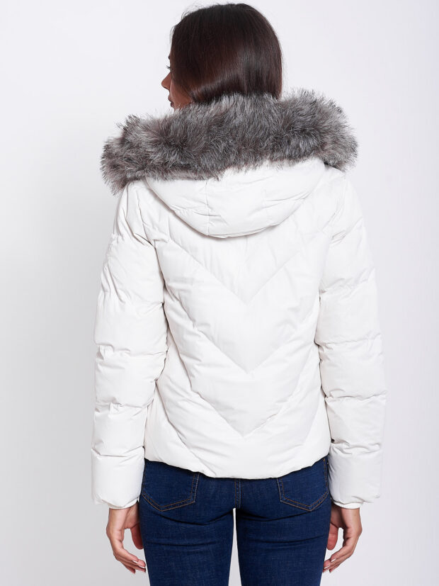 CASSIA WHITE WOMEN'S PUFFER JACKET