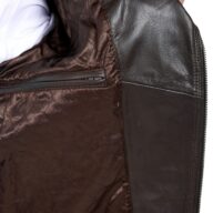 CHARLIE SHEEP BROWN - AUTHENTIC MENS BROWN LEATHER JACKET