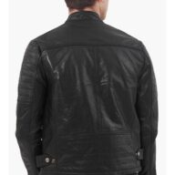 CHARLIE SUC BUFFALO BLACK - AUTHENTIC BLACK MENS LEATHER JACKET
