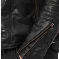 CHARLIE SUC BUFFALO BLACK - AUTHENTIC BLACK MENS LEATHER JACKET