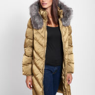 DAHLIA GOLD WOMENS PUFFER COAT
