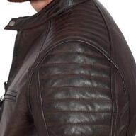 DELTA SHEEP BROWN - AUTHENTIC MENS LEATHER JACKET