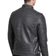 DELTA SHEEP GREY - AUTHENTIC MENS GREY LEATHER JACKET