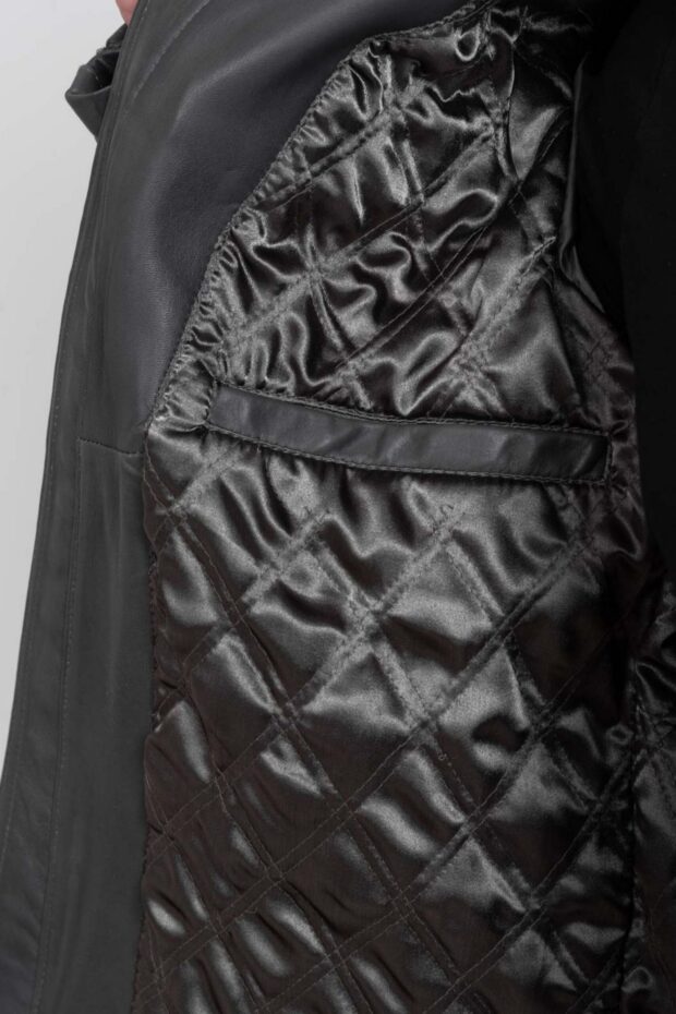 DELTA SHEEP GREY - AUTHENTIC MENS GREY LEATHER JACKET
