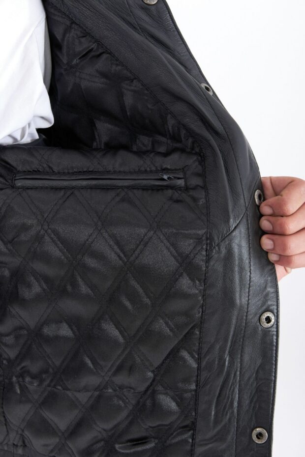 FOXTROT SHEEP BLACK - AUTHENTIC MENS LEATHER JACKET