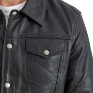 FOXTROT SHEEP BLACK - AUTHENTIC MENS LEATHER JACKET
