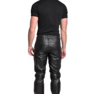HAMMER SHEEP BLACK - AUTHENTIC MENS BLACK LEATHER PANTS