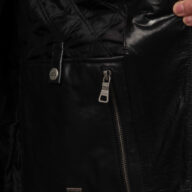 CHARLIE BUFFALO BLACK - AUTHENTIC MENS BLACK LEATHER JACKET