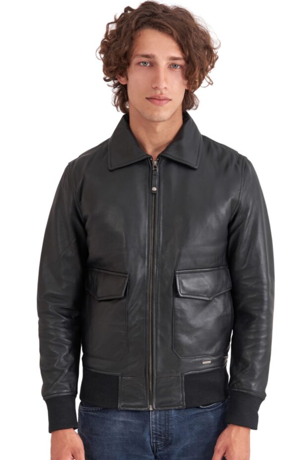 JULIET SHEEP BLACK - AUTHENTIC MENS LEATHER JACKET