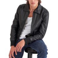 JULIET SHEEP BLACK - AUTHENTIC MENS LEATHER JACKET