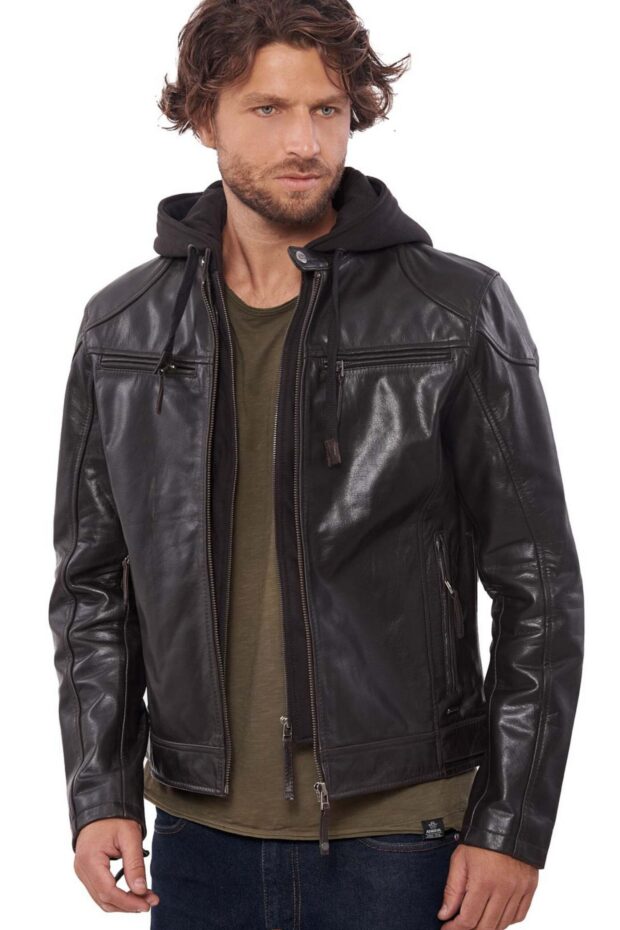 KAPPA BUFFALO BROWN - AUTHENTIC MENS LEATHER JACKET