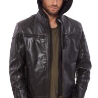 KAPPA BUFFALO BROWN - AUTHENTIC MENS LEATHER JACKET