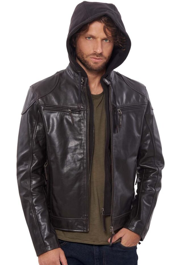 KAPPA BUFFALO BROWN - AUTHENTIC MENS LEATHER JACKET