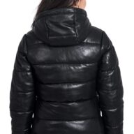 MIRA SHEEP BLACK - AUTHENTIC WOMENS BLACK LEATHER JACKET