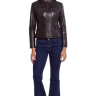 NEPHELE SHEEP BROWN - AUTHENTIC WOMENS BROWN LEATHER JACKET