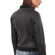 NIOVI BUFFALO BLACK - AUTHENTIC WOMENS BLACK LEATHER JACKET
