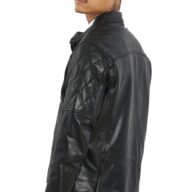 NOVEMBER BUFFALO BLACK - AUTHENTIC MENS BLACK LEATHER JACKET