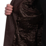 OSCAR SHEEP VINTAGE BROWN - AUTHENTIC MENS BLACK LEATHER JACKET