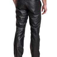 SLIM SHEEP BLACK - AUTHENTIC MENS LEATHER PANTS