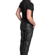 SLIM SHEEP BLACK - AUTHENTIC MENS LEATHER PANTS