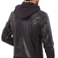 SUGAR BUFFALO BROWN - AUTHENTIC MENS BLACK LEATHER JACKET
