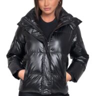 V103 BLACK - WOMEN'S PUFFER JACKET