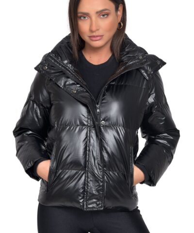 V103 BLACK - WOMEN'S PUFFER JACKET