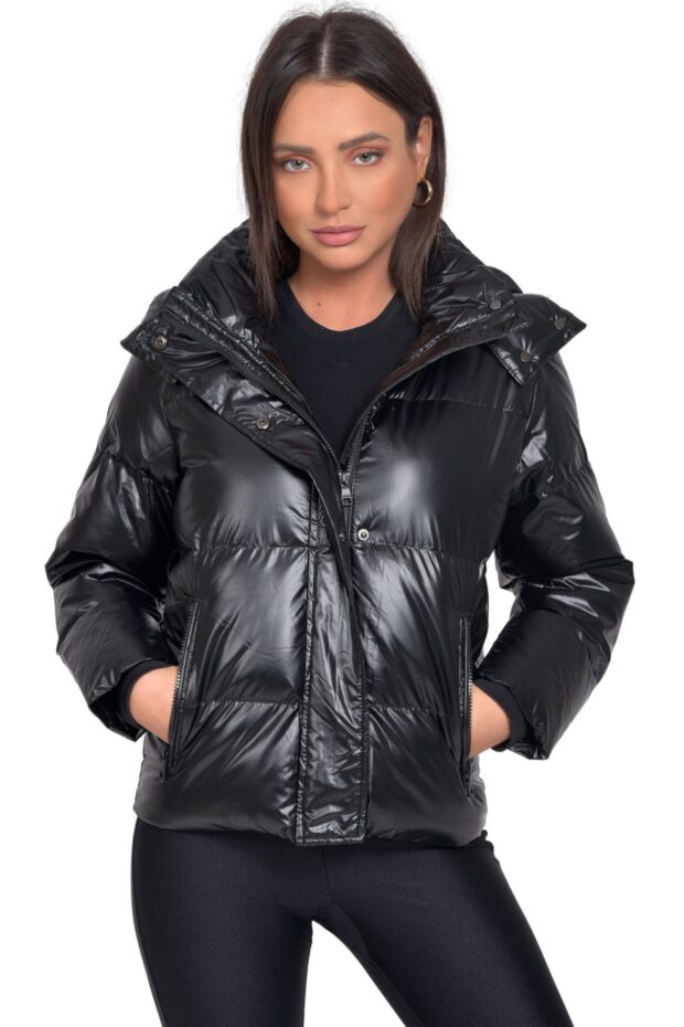 V103 BLACK - WOMEN'S PUFFER JACKET