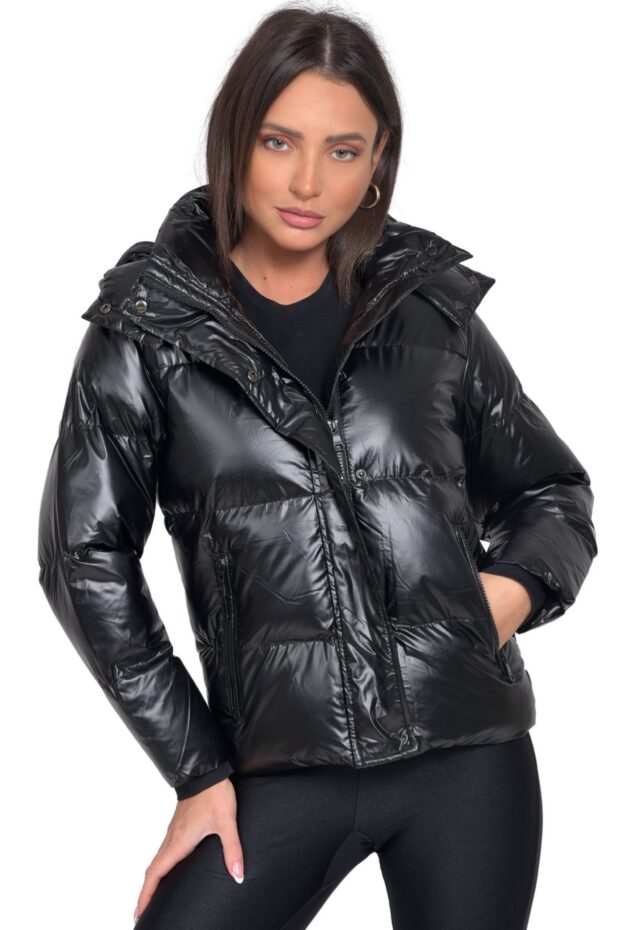V103 BLACK - WOMEN'S PUFFER JACKET