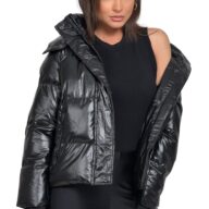 V103 BLACK - WOMEN'S PUFFER JACKET