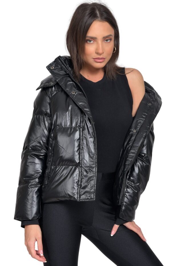 V103 BLACK - WOMEN'S PUFFER JACKET