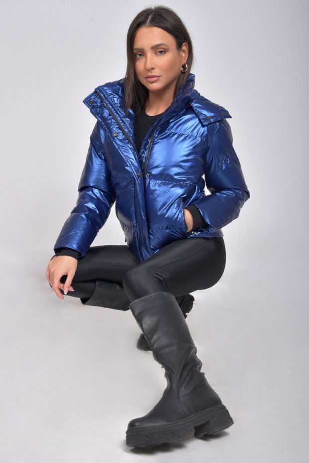 V103 BLUE - WOMEN'S PUFFER JACKET