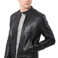 XRAY SHEEP BLACK - AUTHENTIC MENS LEATHER JACKET