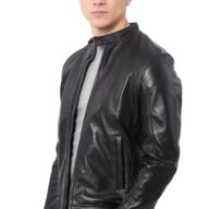 XRAY SHEEP BLACK - AUTHENTIC MENS LEATHER JACKET